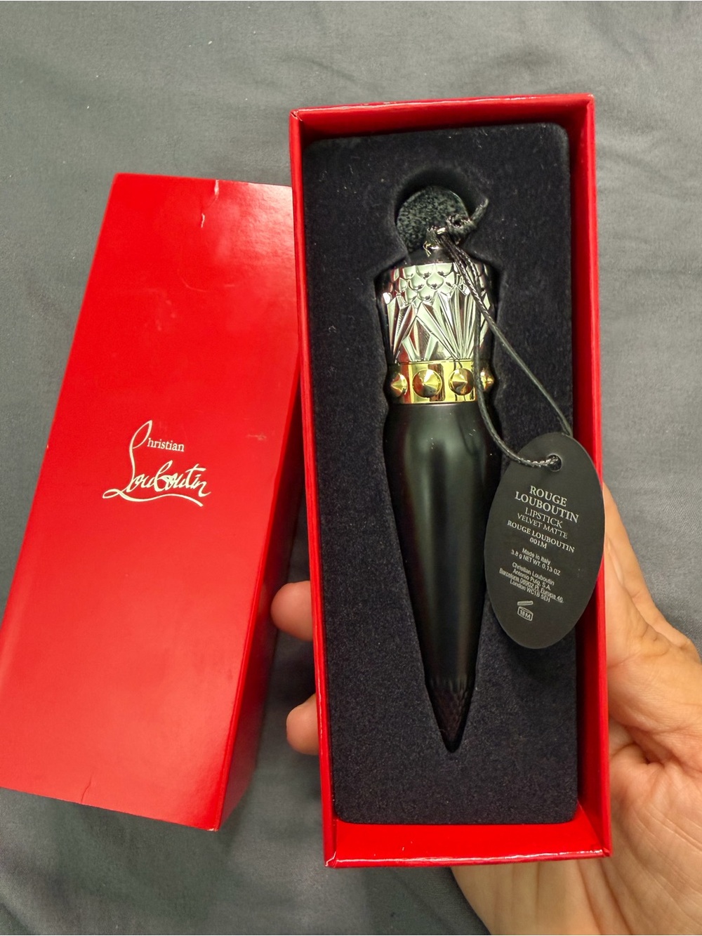 Christian Louboutin Rouge Louboutin Velvet Matte Lipstick in Red